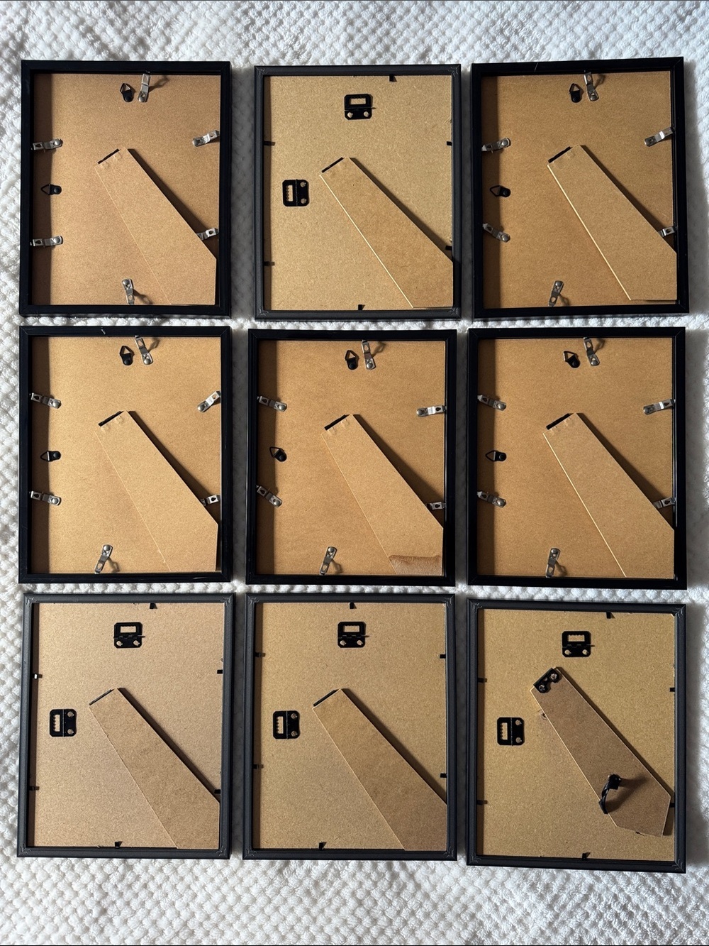 🖼️ Set of 9 Black 8x10 Picture Frames with Affirmations - Picture 2 of 4